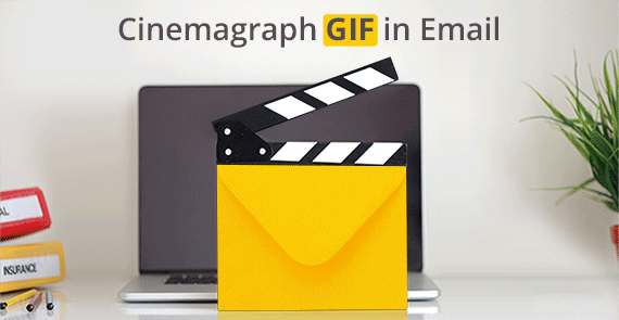 Cinemagraph gif in email
