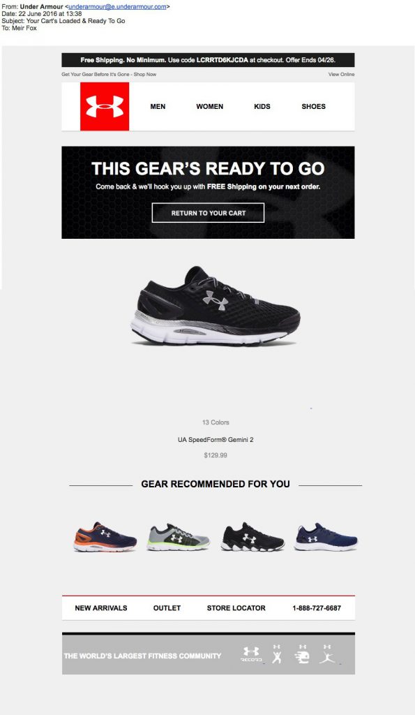 Underarmour-Abandoned-Cart-Email